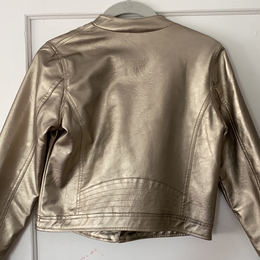 Mayoral leather jacket gold - Picture 2 of 2